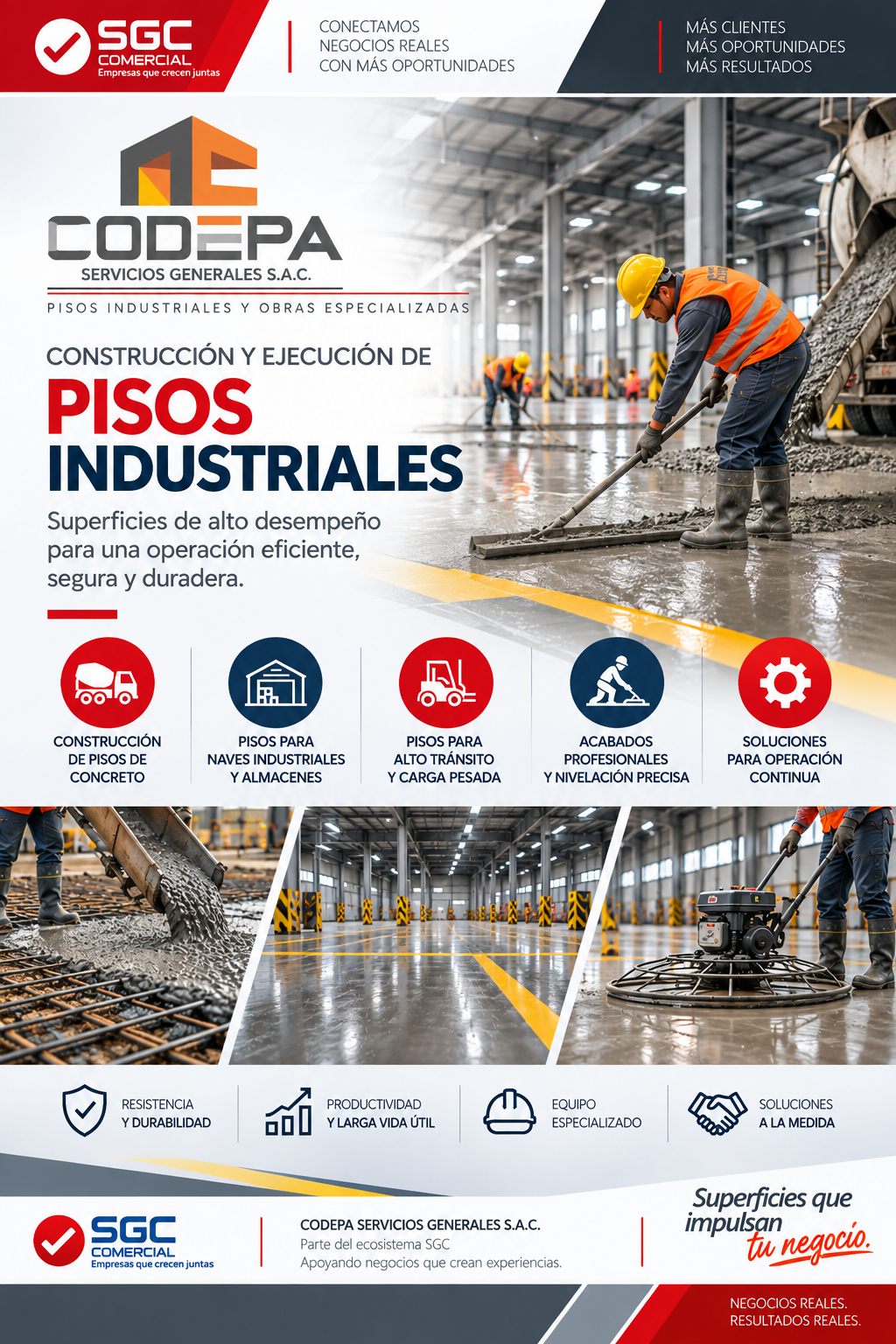 Ficha comercial de CODEPA Servicios Generales
